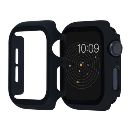 Full Cover voor iWatch Series 42mm - Hoesje en Screen Protector - Tempered Glass Hard Case TPU