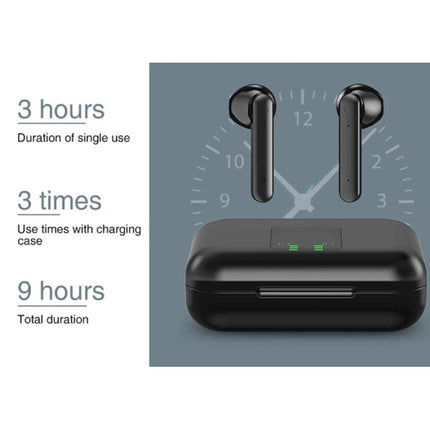 X15 Draadloze Bluetooth Oortjes Earphones Ear Wireless Buds Oortelefoon Zwart