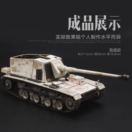 1:35 Schaalmodel Panzer Selbstfahrlafette Tank Bouwkit - Duitse Panther Leger Model 00350