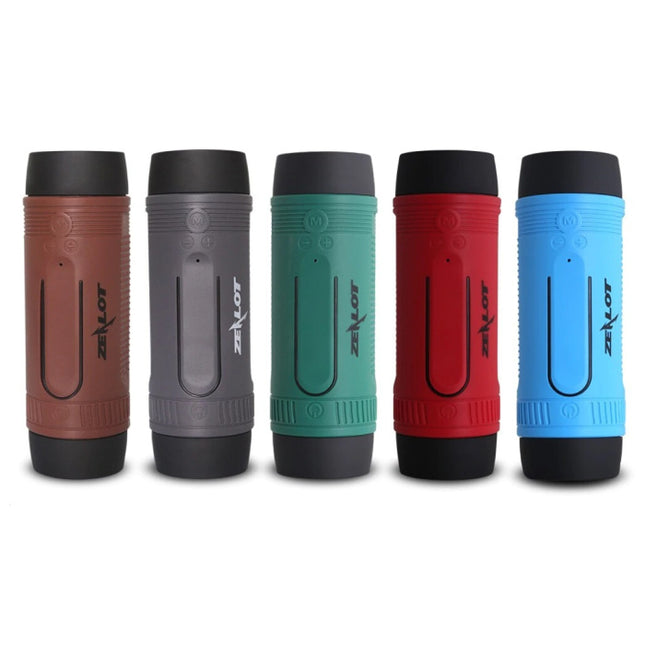 S1 Draadloze Luidspreker met Zaklamp voor Fiets - Soundbar Wireless Bluetooth 5.0 Speaker Box Blauw