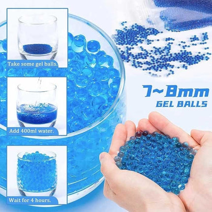 Elektrische Gel Blaster met 10.000 Balletjes - Model Water Speelgoed Foam Shooter Geel
