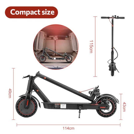 I9 Vouwbare Elektrische Scooter - Off-Road Smart E Step met App - 350W - 30 km/u - 8.5 inch Wielen - Zwart