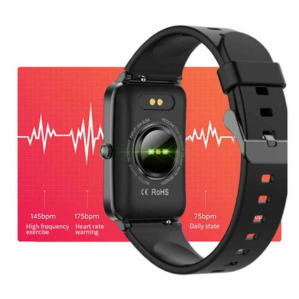 Smartwatch met Slaapmonitor Menstruatie Fitness Sport Activity Tracker Smartphone Horloge iOS Android IP68 Waterdicht Zwart Mesh