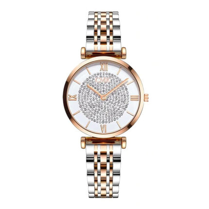 Dames Crystal Horloge - Anoloog Luxe Uurwerk voor Vrouwen