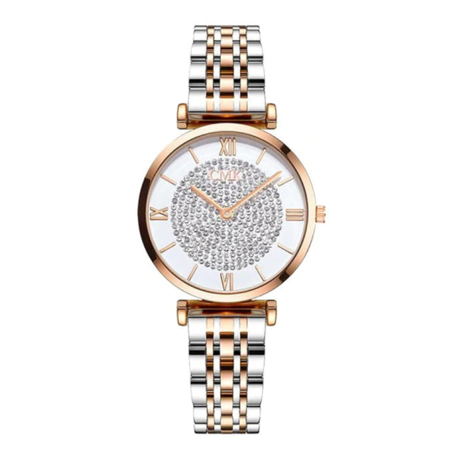 Dames Crystal Horloge - Anoloog Luxe Uurwerk voor Vrouwen