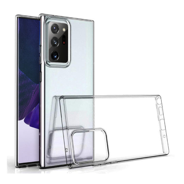 Samsung Galaxy Note 20 Ultra Full Body 360° Hoesje - Volledige Bescherming Transparant TPU Silicone Case + PET Screenprotector