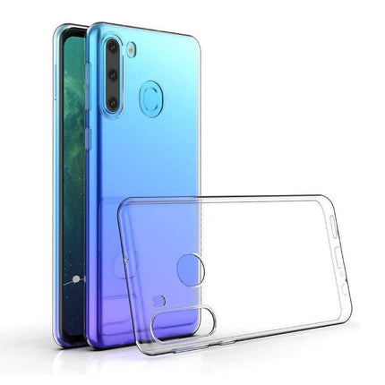 Samsung Galaxy A21 Full Body 360° Hoesje - Volledige Bescherming Transparant TPU Silicone Case + PET Screenprotector