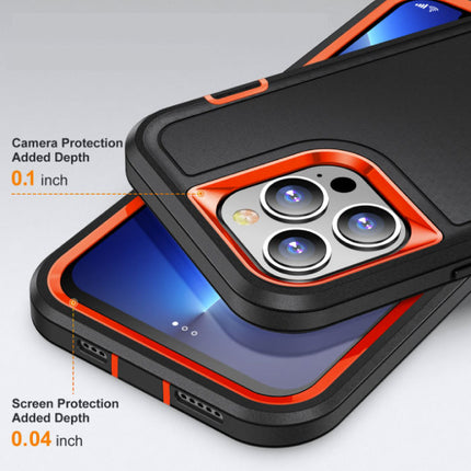 iPhone 7 Armor Hoesje met Kickstand - Shockproof Cover Case Turquoise