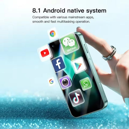 P70 Pro Max Mini Smartphone - 1 GB RAM - 16 GB Opslag - 2 MP Camera - 2000mAh Batterij - Groen