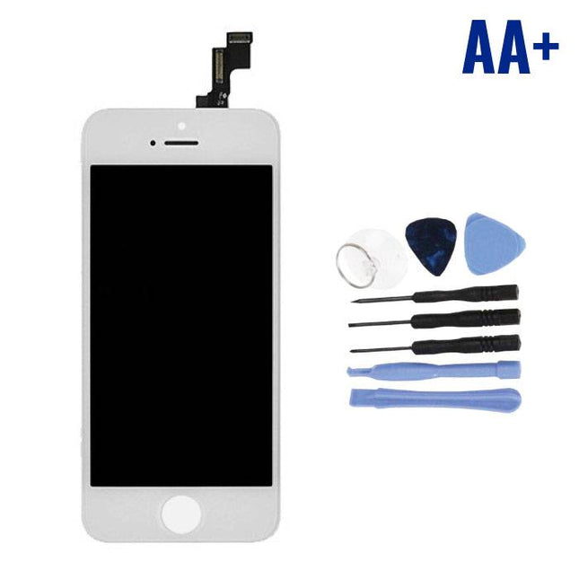 iPhone 5S Scherm (Touchscreen + LCD + Onderdelen) AA+ Kwaliteit - Wit + Gereedschap
