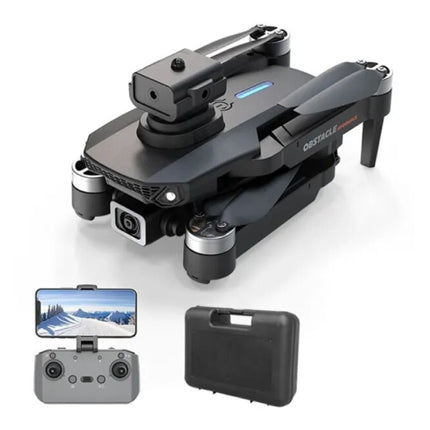 E88 Pro RC Drone met Camera - Quadcopter Obstakel Vermijden Speelgoed met Brushless Motor Zwart