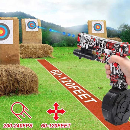 Elektrische Gel Blaster met 10.000 Balletjes - Model Water Speelgoed Foam Shooter Rood