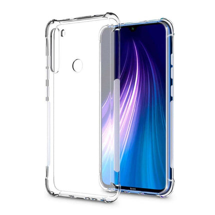 Xiaomi Redmi Note 8T Transparant Bumper Hoesje - Clear Case Cover Silicone TPU Anti-Shock