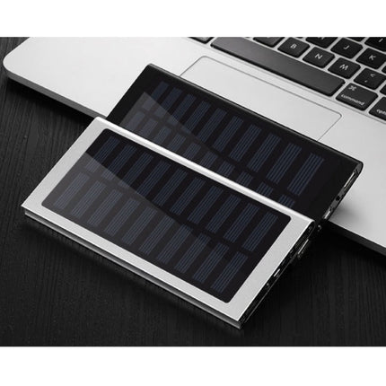 Externe 30.000mAh Solar Charger Powerbank Zonnepaneel Noodaccu Batterij Oplader Zon Goud