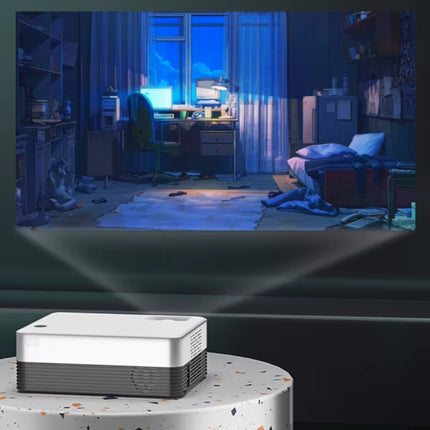 P35 Mini Projector - 120 ANSI Lumen - Screen Mirroring Beamer Home Media Speler - Wit