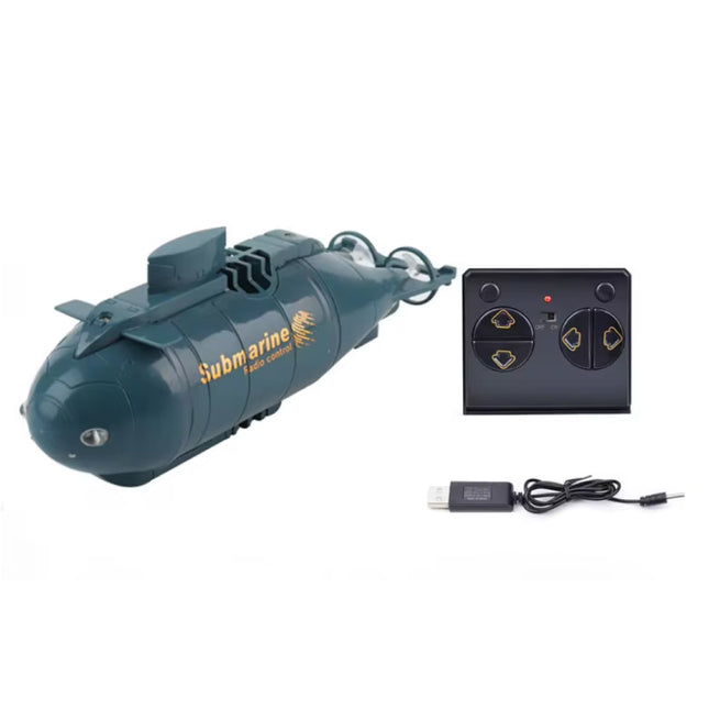 RC Duikboot met Afstandsbediening - Speelgoed Submarine Waterdicht - Blauw
