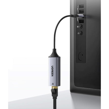 USB naar Ethernet Poort Adapter - 1000Mbps Data Overdracht Converter Hoogwaardig ABS Zwart