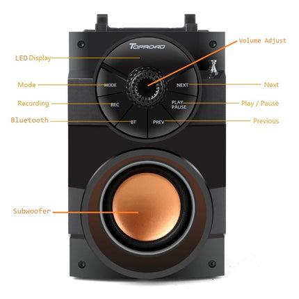 A100 Draadloze Speaker - 11W Luidspreker Wireless Bluetooth 5.0 Soundbar Box Zwart