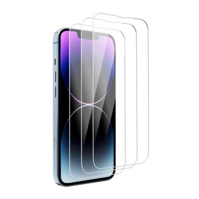 3-Pack iPhone 14 Screen Protector - Tempered Glass Film Gehard Glas