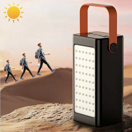 100.000mAh Powerbank met 4 Poorten - 66W Ingebouwde Zaklamp - Externe Noodaccu Batterij Oplader Charger Wit