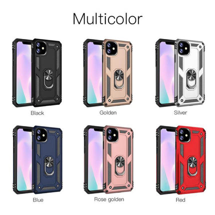iPhone 11 Hoesje  - Shockproof Case Cover Cas TPU Roze + Kickstand