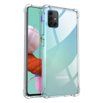Samsung Galaxy A50 Transparant Bumper Hoesje - Clear Case Cover Silicone TPU Anti-Shock