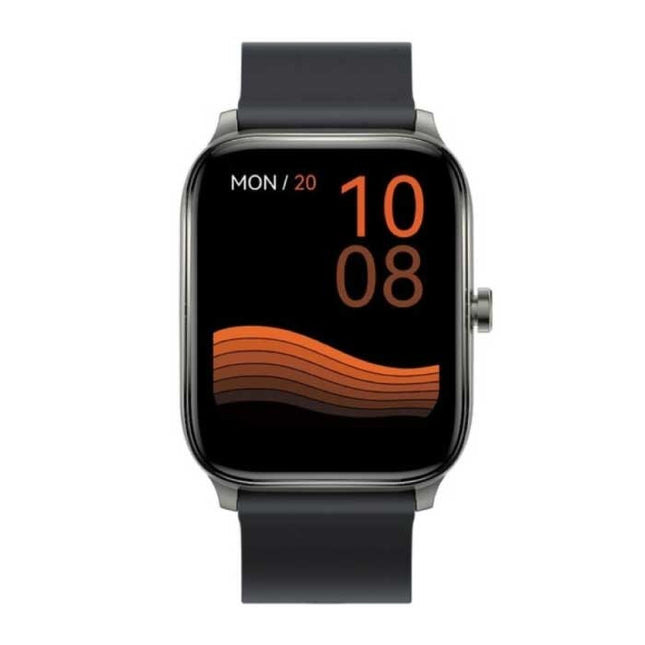 GST Smartwatch met Bloeddrukmeter en Zuurstofmeter - Fitness Sport Activity Tracker Horloge iOS Android - Siliconen Bandje Zwart