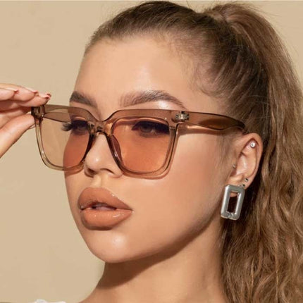 Vintage Zonnebril voor Dames - Retro Bril Eyewear UV400 Driving Shades Zwart