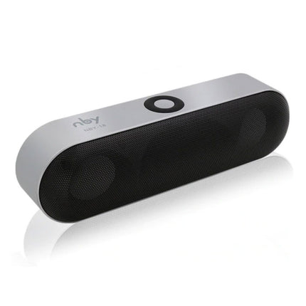NBY-18 Mini Draadloze Soundbar Luidspreker Wireless Speaker Box Bluetooth 3.0 Zilver