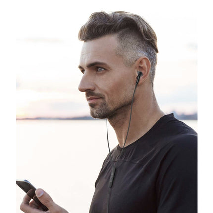 BW-ES7 Bass Oordopjes met Microfoon - 3.5mm AUX Oortjes Wired Earphones Oortelefoon Zwart