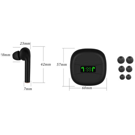 J3 Draadloze Bluetooth-oortelefoon - Echte Touch Control-oortelefoon TWS-oortelefoon - Wit