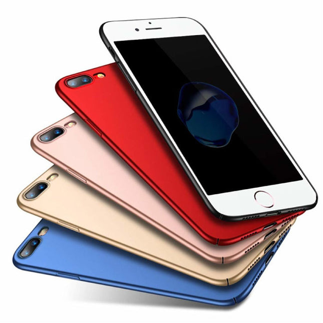 iPhone XS Ultra Dun Hoesje - Hard Matte Case Cover Zwart