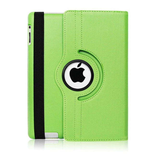 Leren Vouwbare Cover voor iPad 2019 (10.2") - Multifunctioneel Hoesje Case Groen