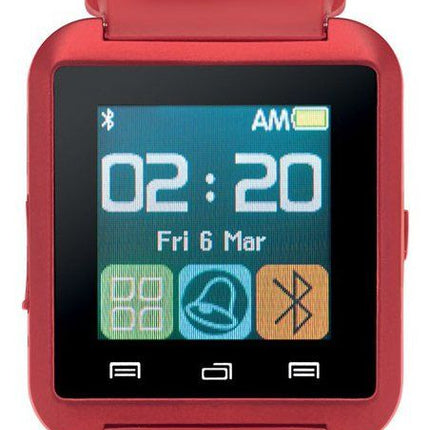 Originele U80 Smartwatch Smartphone Fitness Sport Activity Tracker Horloge OLED Android iPhone Samsung Huawei Rood