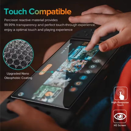 3-Pack Screenprotector voor Nintendo Switch 2 (2025) - Gehard Glas Anti-Kras