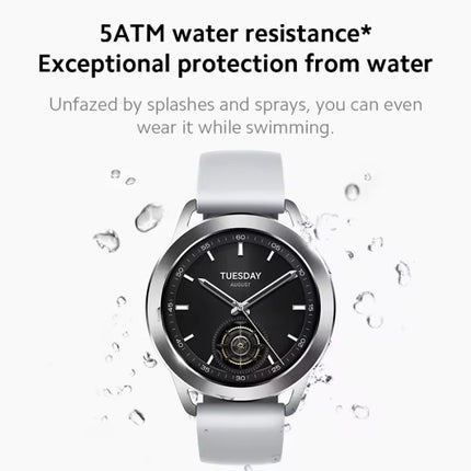 S3 Smartwatch - AMOLED Display - Fitness Sport Activity Tracker iOS Android - Zilver