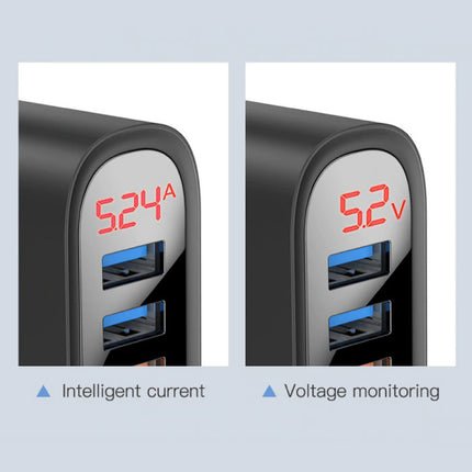 Qualcomm Quick Charge 3.0 Triple 3x Port USB Muur Oplader Wallcharger AC Thuislader Stekkerlader Adapter