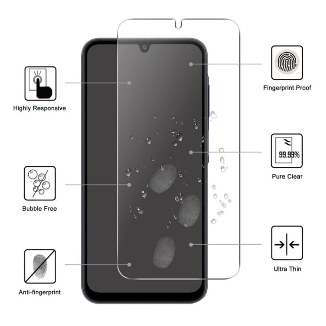 4-Pack Samsung Galaxy A21s Screen Protector - 9H Film Gehard Glas