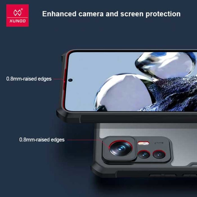 Xiaomi Mi 9T Pro Bumper Hoesje met Frame - Armor Case Cover Zwart