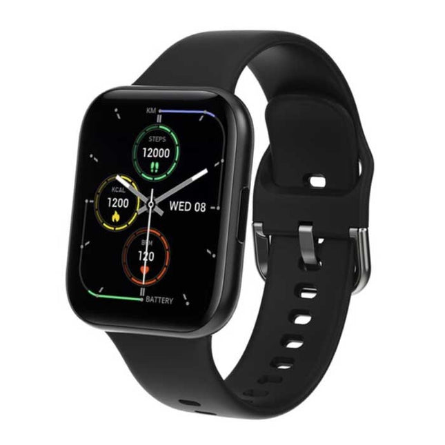 P8 SE Plus Smartwatch Smartband Smartphone Fitness Sport Activity Tracker Horloge IP68 iOS iPhone Android Siliconen Bandje Zwart