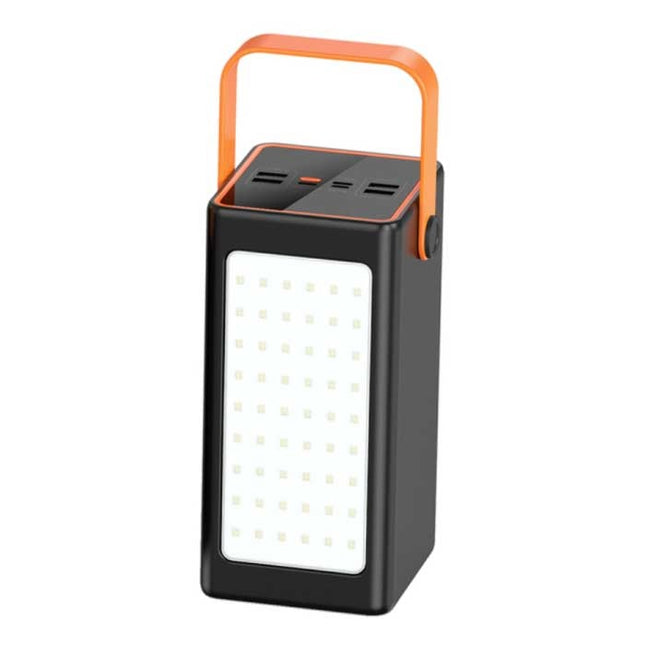 100.000mAh Powerbank met 4 Poorten - 66W Ingebouwde Zaklamp - Externe Noodaccu Batterij Oplader Charger Zwart
