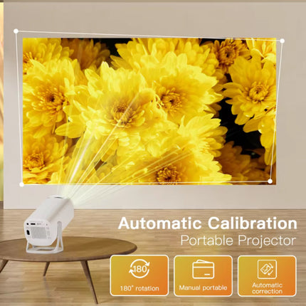 S40 Max Projector - 8000 Lumen - Android 11 Screen Mirroring Beamer Home Media Speler - Wit