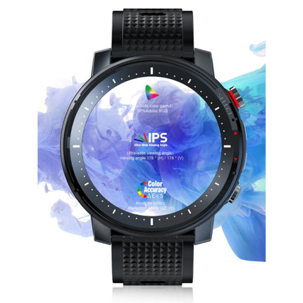 Sport Smartwatch met Hartslagmeter -  Fitness Sport Activity Tracker Siliconen Bandje Horloge iOS Android Rood