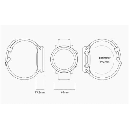 Sport Smartwatch met Hartslagmeter -  Fitness Sport Activity Tracker Siliconen Bandje Horloge iOS Android Rood