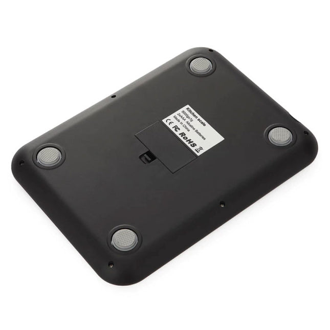 Keukenweegschaal Digitaal - 10kg / 1g - Precisie Digitale Weegschaal Keuken Zwart