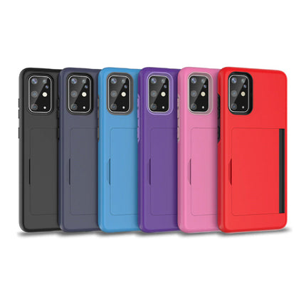 Samsung Galaxy S20 Ultra - Wallet Card Slot Cover Case Hoesje Business Roze