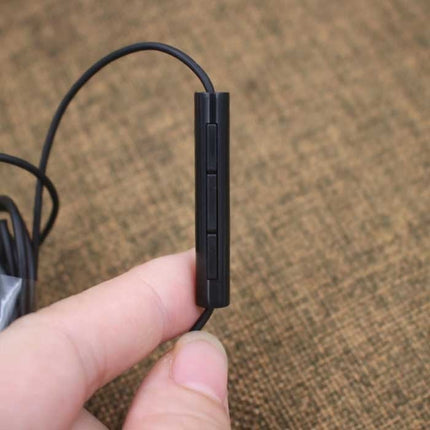 3.5mm AUX Oordopjes met Microfoon en Controls - Oortjes Wired Earphones Oortelefoon Zwart