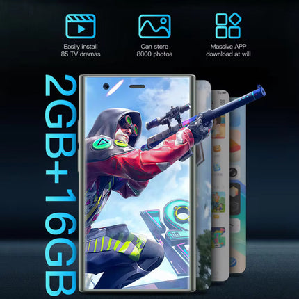 S23 Mini Smartphone - 2 GB RAM - 16 GB Opslag - 2 MP Camera - 1000mAh Batterij - Groen