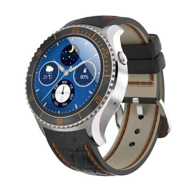 Originele I2 Smartwatch Smartphone Fitness Sport Activity Tracker Horloge OLED Android iOS iPhone Samsung Huawei Zilver