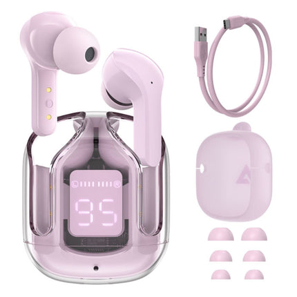 T6 Draadloze Oordopjes - Touch Control Oortjes TWS Bluetooth 5.0 Roze